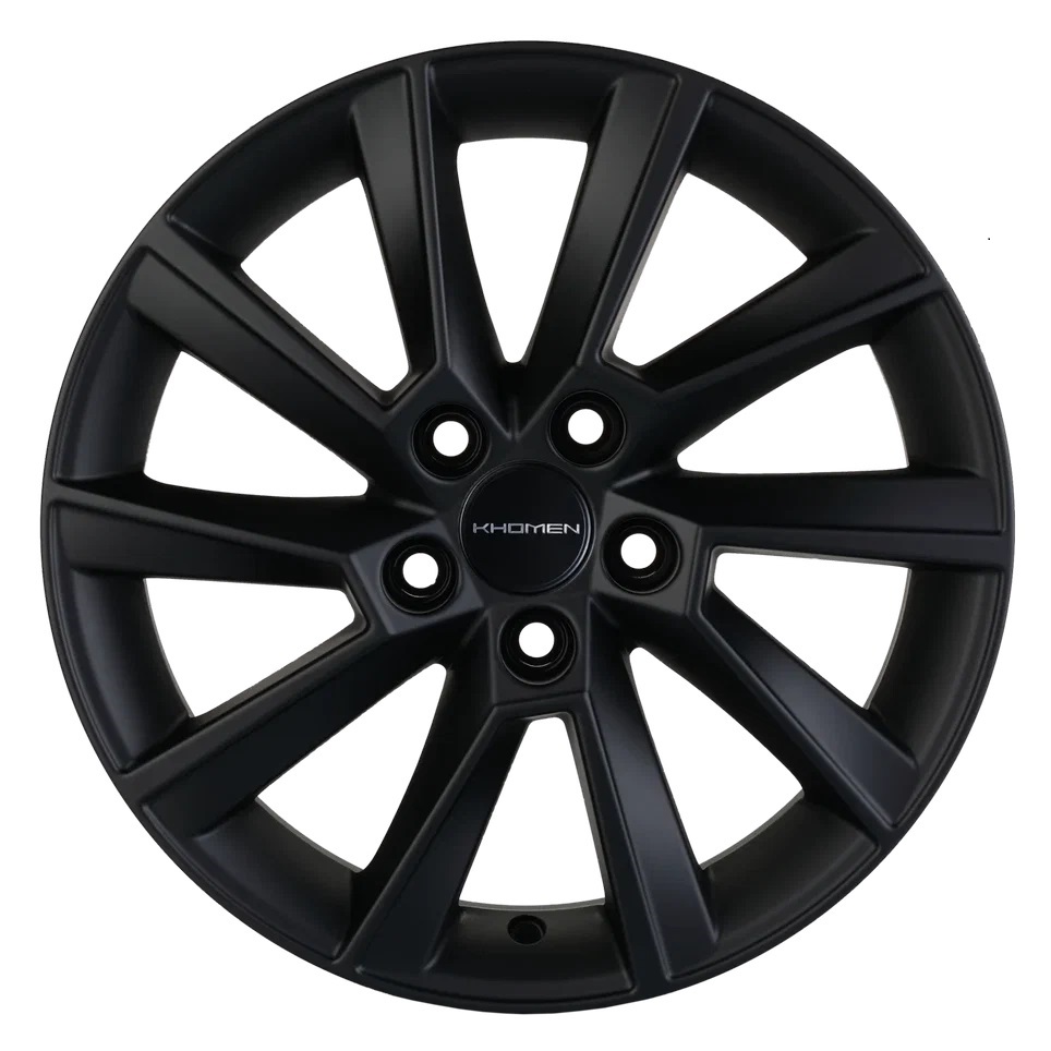 Диск KHW1507 (15_Rapid/Fabia) 6*15 38 5*100 57,1 BLACK MATT KHOMEN Wheels KHW103176
