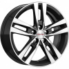 Диск Rassvet 6,5*16 38 5*114,3 67,1 алмаз черный К&К (КС868-03) 74687SK
