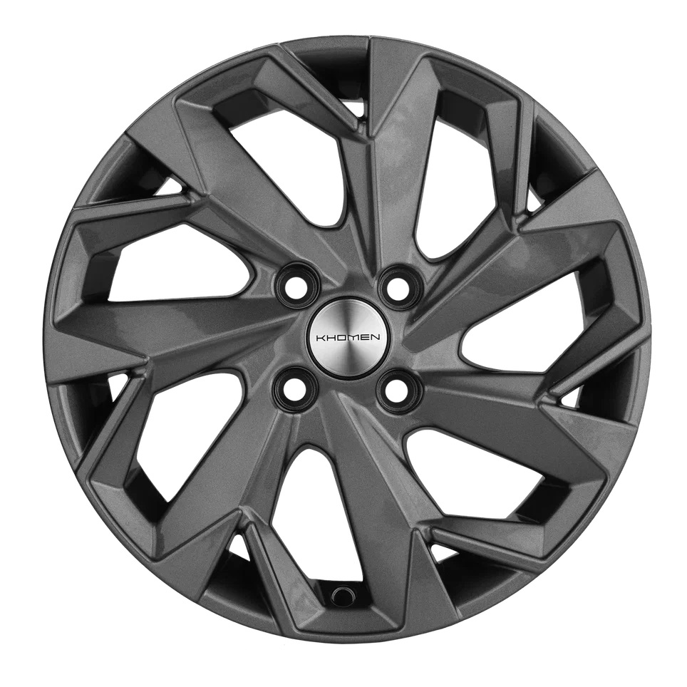 Диск KHW1402 (14_Solaris/Logan/Rio) 5,5*14 43 4*100 67,1 GRAY KHOMEN Wheels KHW104128