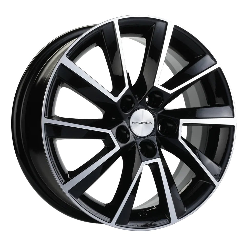 Диск KHW1507 (15_Polo) 6*15 40 5*100 57,1 BLACK-FP KHOMEN Wheels KHW103179