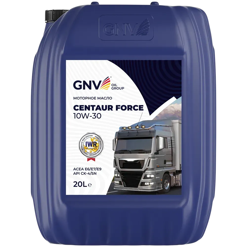 Моторное масло GNV Centaur Force 10W30 СИНТ E6/E7/E9 CK-4/SN 20 л.