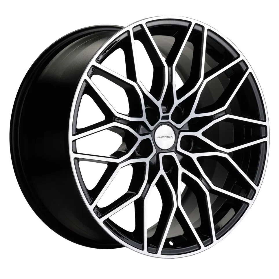 Диск KHW1902 (ZV 19_3/4/5/6 series OLD) 9,5*19 40 5*112 72,6 BLACK-FP KHOMEN Wheels KHW190218BLF