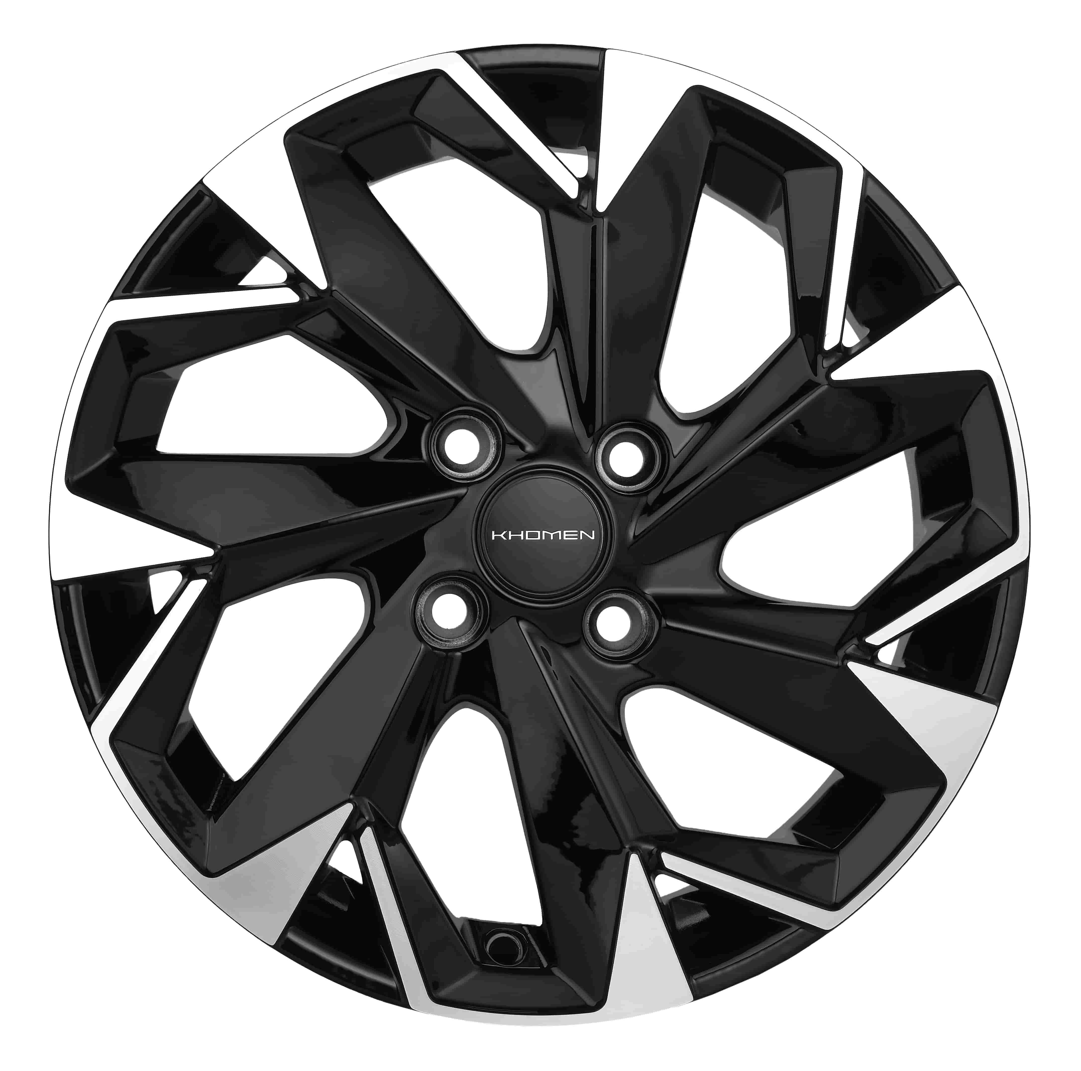 Диск KHW1402 (14_ZV Solaris/Rio ) 5,5*14 43 4*100 67,1 BLACK-FP KHOMEN Wheels KHW104127