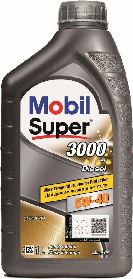 Масло Mobil Super 3000 X1 DIESEL 5W-40 (1л)