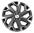 Диск KHW1508 (ZV 15_RIO) 6*15 46 4*100 54,1 GRAY-FP KHOMEN Wheels KHW104024