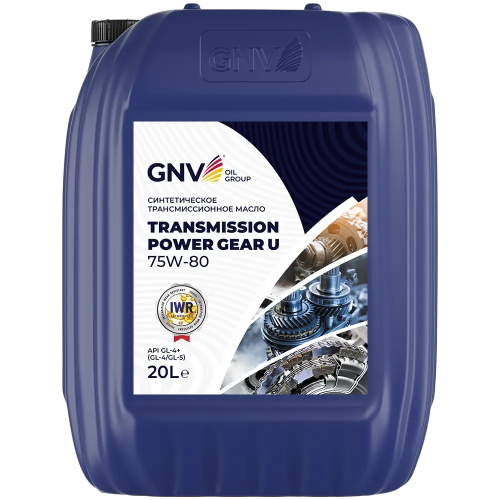 Трансмиссионное масло GNV Transmission Power Gear U 75W80 GL-4 20 л