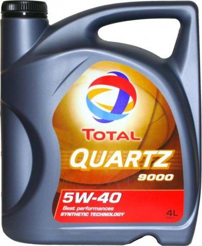 Масло Total QUARTZ 9000 5W40 4л TOT C RU для 4-х такт.двиг