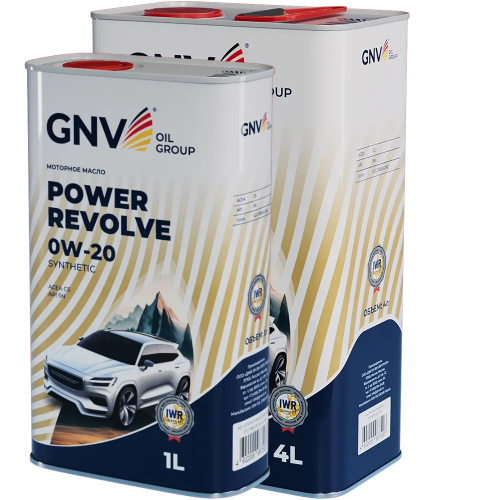 Моторное масло GNV Power Revolve 0W20 СИНТ SN C5 (Image box 4+1) 5 л
