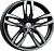 Диск B220 8*19 45 5*114,3 67,1 алмаз черный Vector 22009AB