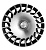 Диск KHW2007 (TURBO I S-CLASS) 9,5*20 38 5*112 66,6 BLACK-FP KHOMEN Wheels KHW200702BLF