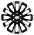Диск KHW2010 (LC Prado) 8*20 25 6*139,7 106,1 BLACK-FP KHOMEN Wheels KHW104151