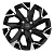 Диск KHW1508 (ZV 15_RIO) 6*15 46 4*100 54,1 BLACK-FP KHOMEN Wheels KHW104022