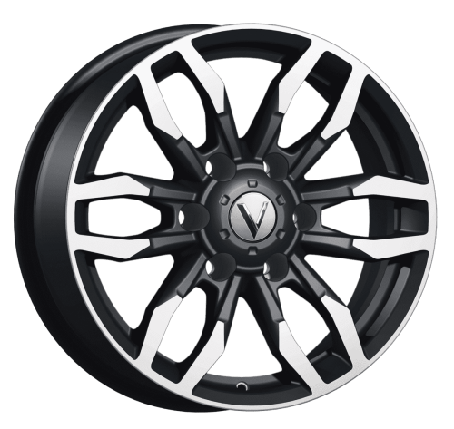 Диск B228 7,5*17 38 6*139,7 67,1 алмаз черный Vector 22803AB п/ш