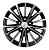 Диск KHW1611 (ZV 16_Duster/Kaptur/Terrano) 6,5*16 50 5*114,3 66,1 BLACK-FP KHOMEN Wheels KHW102237